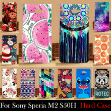 FOR SONY Ericsson Xperia M2 S50H Aqua D2303 D2305 D2306 Case Hard Plastic Cellphone Mask Case Protective Cover Housing Skin Mask
