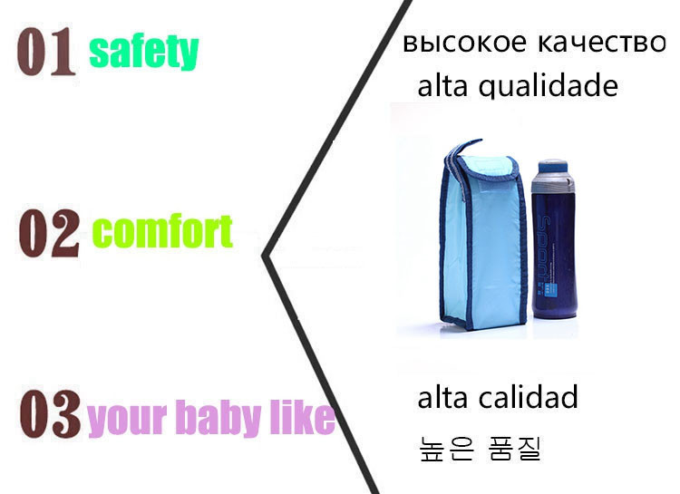 High Quality Thermos Baby Feeding Bottle Warmer Milk Water Bottle Cover Square Baby Bottle Cooler Storage Bag With Handle (1)