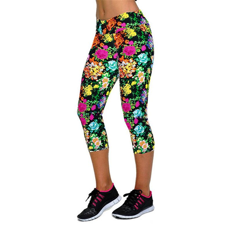 floral capri pants