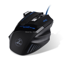 LED USB Wired Game Gaming Mouse Mice 7 Programmable Buttons 3200 DPI for Windons XP 7