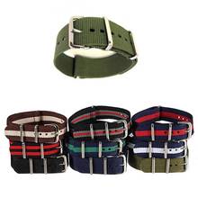 20MM nylon watchband with steel buckle.waterproof Straps, sport wrist NATO watch band Multi color for choose Free Shipping