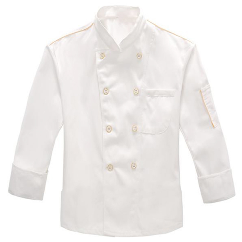 Chefkok uniformen jas volledige mouw plus size kleding kok food