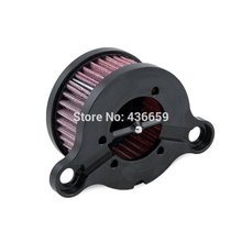 Black Air Cleaner Intake Filter Kit For Harley Sportsters XL883 XL1200 2004 2005 2006 2007 2008