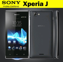Xperia J Original Unlocked Sony Xperia J ST26i ST26 Mobile Phone Dual Camera Android 3G WIFI Refurbished cell phone Freeship