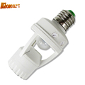 Holder High Sensitivity PIR Motion Sensor E27 LED lamp Base 110V 220V With Light Control Switch