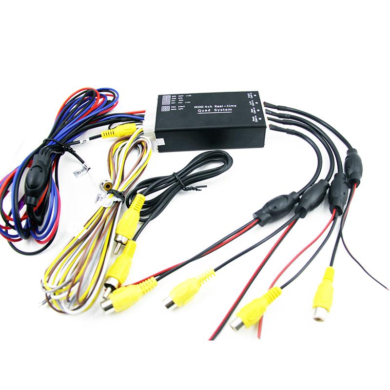 Car Multiple Cameras Image Switch Control Box 2/4 Cameras for Front/Rear/Left/Right View Parking Camera System Video support DVR Car Multiple Cameras Image Switch Control Box 2/4 Cameras for Front/Rear/Left/Right View Parking Camera System Video support DVR