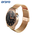 ORDRO B1 Smart Wrist Watch Touch Screen Heart Rate Tracker Steel Strap Wristwatch Support Android IOS