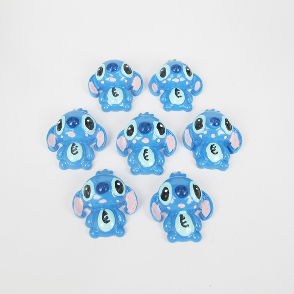Stitch Dibujos Animados de Kawaii Flatback BRICOLAJE Cabochons de la Resina la Parte Posterior Plana de