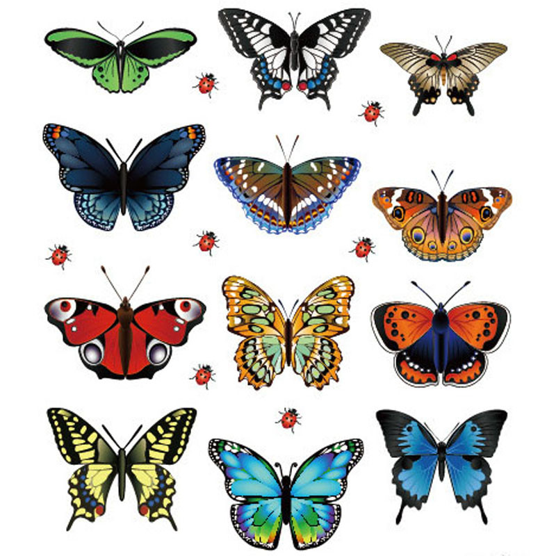 Taotown Diy Wall Stickers New Landscaping Decoration Butterflies