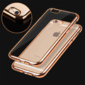 Fashion Shell Plating TPU Soft Cover Phone Case For Apple iPhone 5 5s 6 6s 6Plus