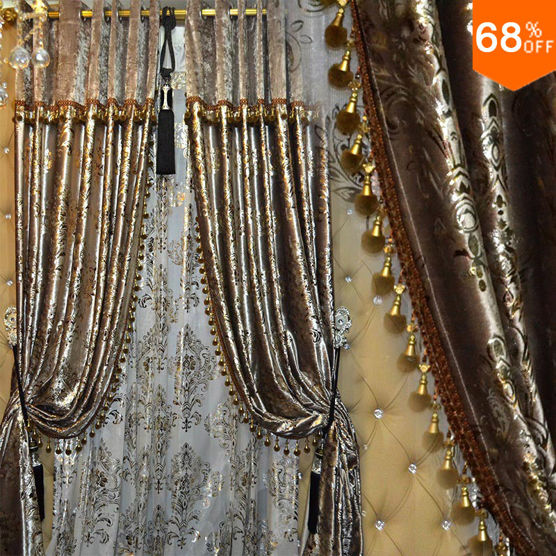 Popular Gold Velvet Curtains-Buy Cheap Gold Velvet Curtains lots from