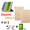 Oracle lines cover For Xiaomi Mipad 2 Leather Case Cover capa para for Xiaomi Mi Pad