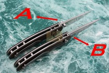 Shirogorov 110 folding knife D2 blade G10 handle Axis system outdoor camping hunting survival utility MULTI