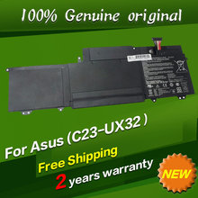 Free shipping C23-UX32 Original laptop Battery For Asus VivoBook U38N U38K U38DT for Zenbook UX32 UX32VD UX32LA 7.4V 48WH