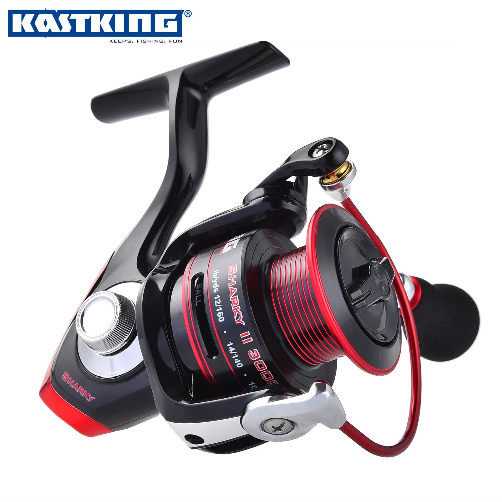 KastKing 2016 New Brand 100% Waterproof Saltwater Fishing Reel Max Drag 19KG Carbon Drag Spinning Reel for Boat Fishing
