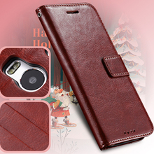 2015 Hot On Deal Top Quality Classic Crazy Horse Leather Flip Wallet Case For HTC One