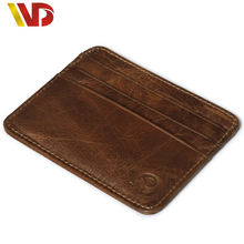 NEW Genuine Leathe magic wallet Credit Cart Wallet mini slim wallet card id holders man women