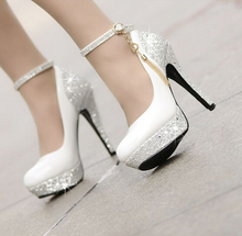 Free Shipping hot selling lady’s Sexy High Heels pumps women fashion PU heel shoes wedding platform heels spring autumn shoes