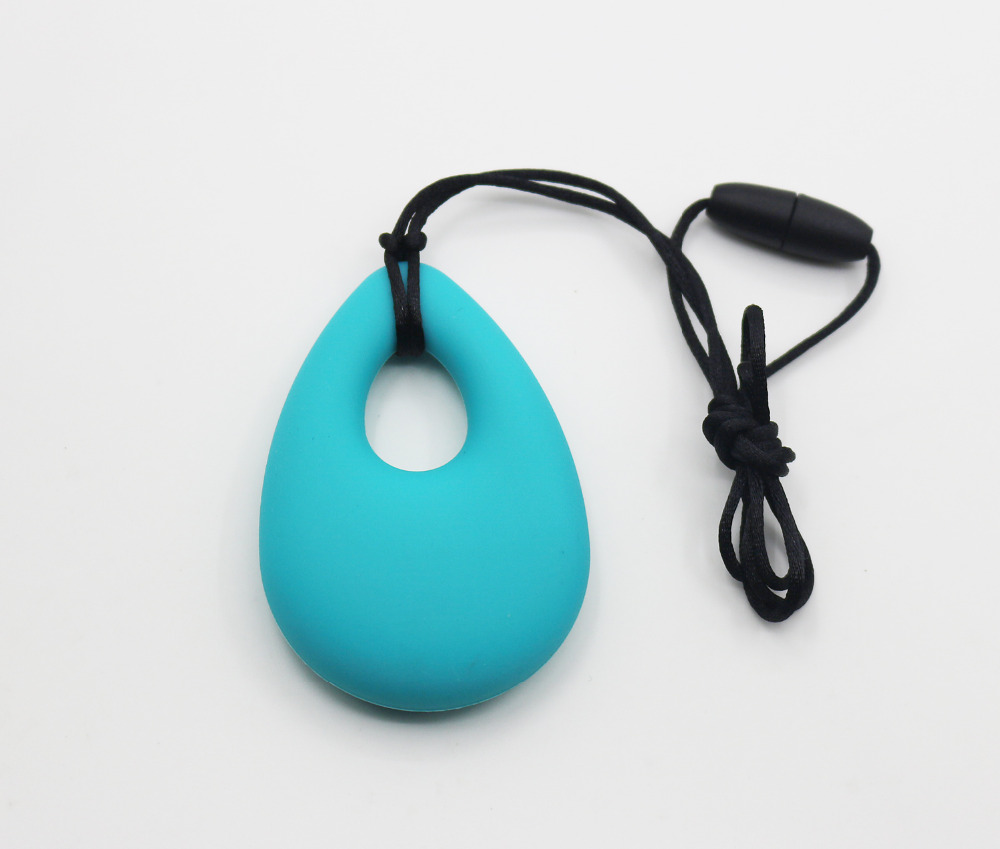 Silicone Teething Necklace Pendants NEW Fashion Water droplets Pendant Jewelry silicone Ornaments