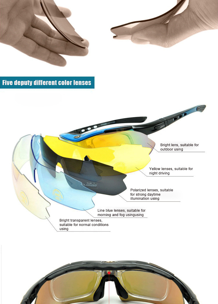 Best Sports Cycling Eyewear Professional Men Women UV400 Polarized