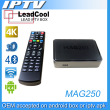 2pcs Best Linux IPTV Box Mag 250 Iptv Set Top Box Media Player Support Wifi Usb Connector / Cable Without IPTV Account Mag250