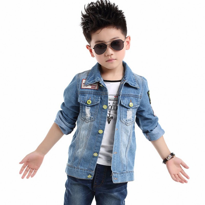 Popular Boys Denim Jacket-Buy Cheap Boys Denim Jacket lots from