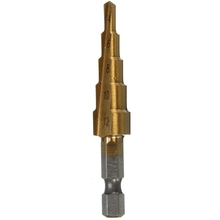 Pagoda Shape HSS Hex Shank Metal Steel Step Drill Bit Hole Cutter Cut Tool A Single Pack 4-12mm