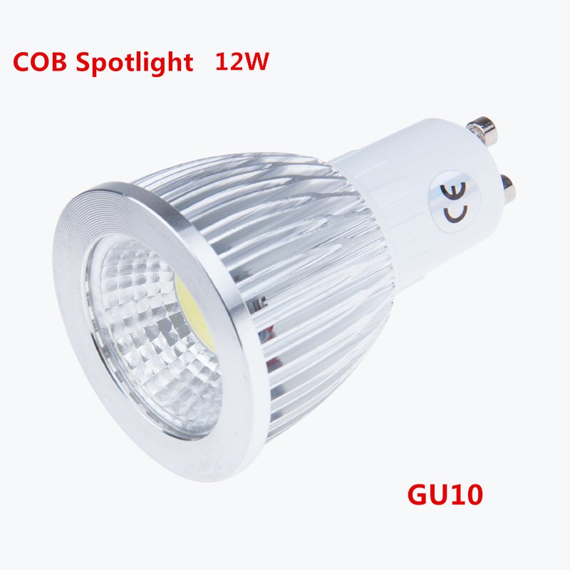 Description Picture 3 of itemSuper Bright GU10 Bulb Light Dimmable Led Ceiling light Warm/White 85-265V 9W 12W 15W GU10 COB LED lamp light GU10 led Spotlight