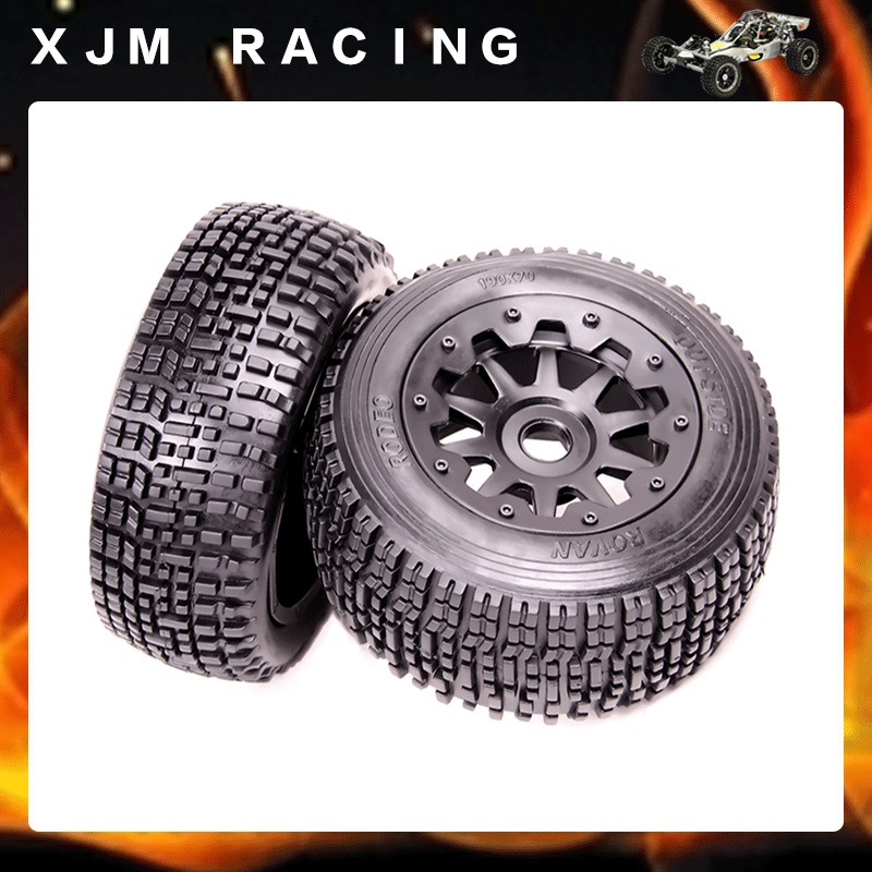 Rovan Baja 5SC Rear Wheel Tyre X 2pcs assembly free shipping