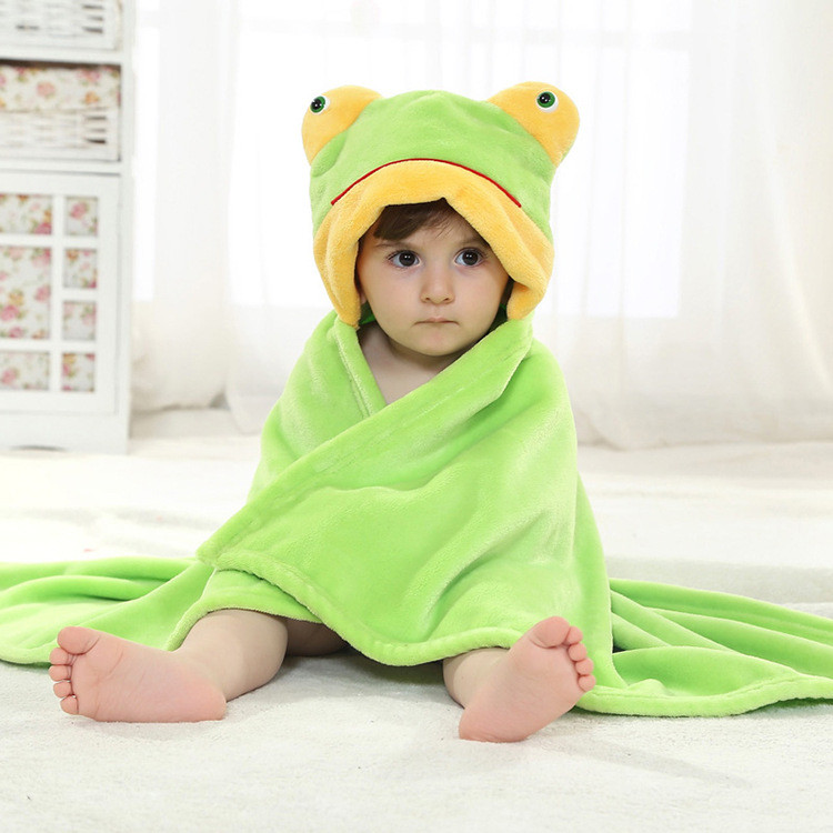 baby blankets green frog