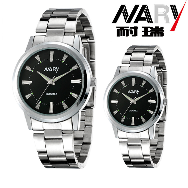 Nary Men And Woman Leisure Sports Waterproof Quartz Watch Rhinestone Swiss Alloy Couples Luxury Brand Montre