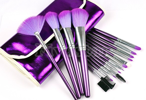 Cosmetic Handle bamboo Natural 16 Set 5Set brushes Makeup Bamboo Brush Set PCS  LOT natural  makeup