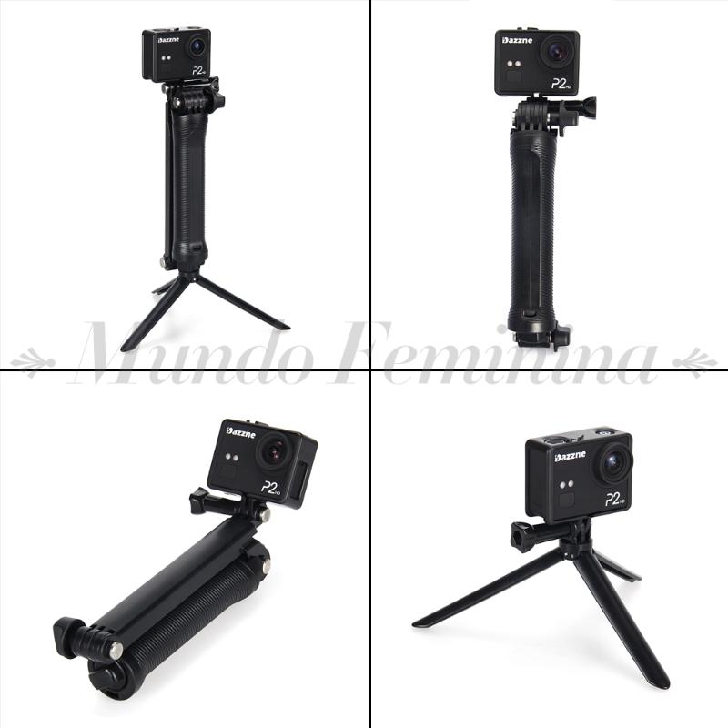 3-Way Adjustable Hand Grip Bracket Arm Action Camera Mount For GoPro Hero 4 3+ 3 2 1