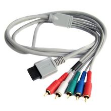 New Component Composite HD HDTV AV Video Adapter Cable Cord Wire Connector 5RCA For Nintendo Wii White