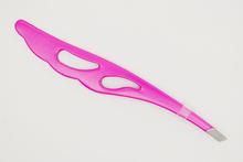 2015 New style Freeshipping Factory Direct Selling makeup tools pink color stainless steel eyebrow tweezers for