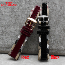 Laopijiang Leather Watchband alternative Burberry Plaid BU1395969788 watch with 16 female 20mm