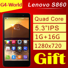 Original Lenovo S860 Phone WCDMA Android 4.2 MTK6582 Quad Core 1.3GHz  5.3″  1GB +16GB 8.0MP 4000mAh