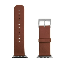 Brown Band 42mm Nappa Genuine Leather Cowhide Watchband Replacement for Apple Watch