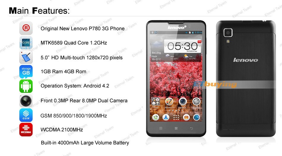 Lenovo P780 четырехъядерный