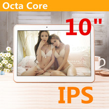 10 inch 8 core Octa Cores MTK6592 1280X800 ram 4GB ROM 64GB 5.0MP 3G phone call dual sim card Tablet PC Tablets PCS Android5.1