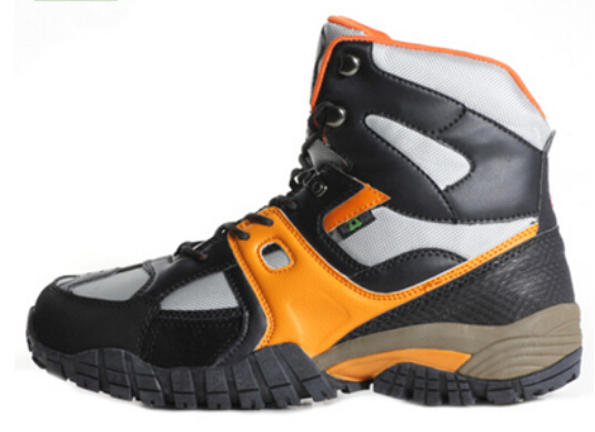 Men high genuine leather hiking shoes outdoor men's wear-resistant slip-resistant waterproof walking shoes