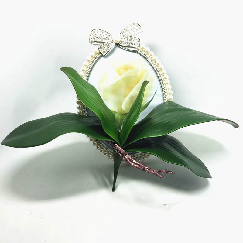 decoration flower orchid leaves (1)