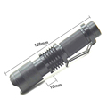MINI flashlight CREE XM L T6 or L2 2000LM LED flashlight torch waterproof zoomable by rechargeable