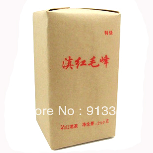 Yunnan black tea congou black tea premium black tea fengqin maofeng tea 250 g box