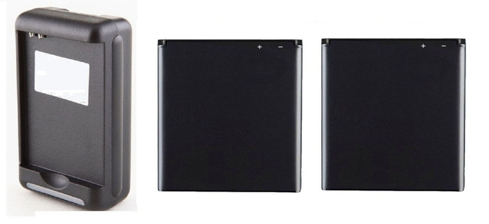 New 2x 1700mah BA800 OEM Battery Charger For SONY Xperia S V SL LT26i LT25i Xperia
