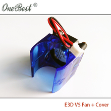 E3D V5 fan cover with 3010 fan 3d printer accessories DIY E3DV5 injection molding radiator cooling