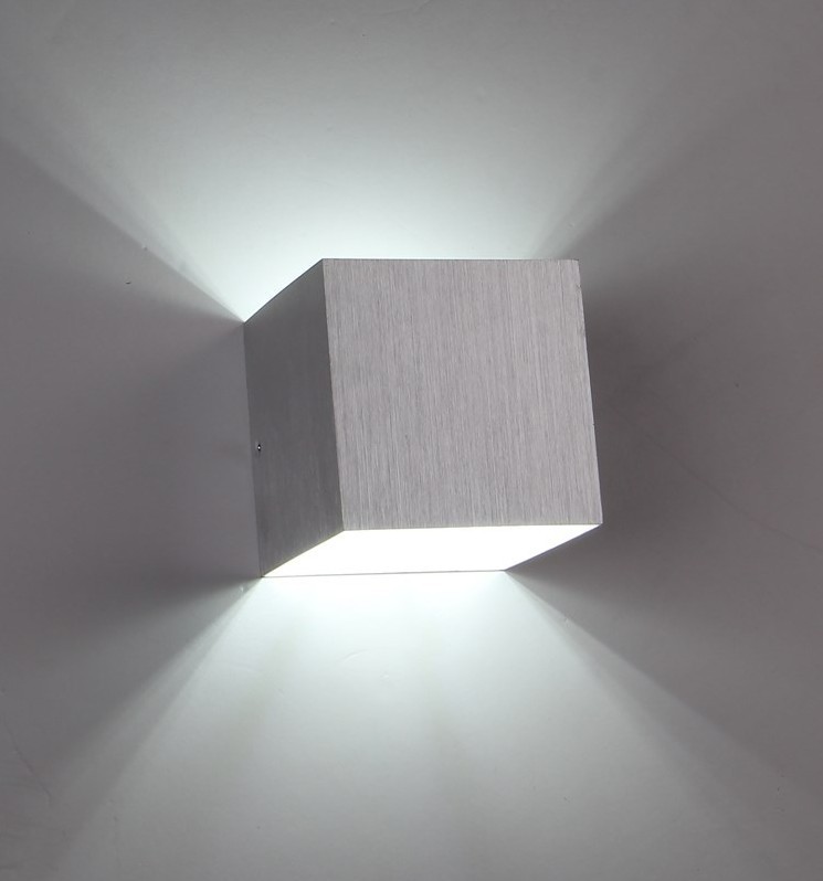 HOT High quality LED Indoor Wall Lamps 3W Up and Down Side Modern Aluminum 85-265V Warm white Colorful Wall Lights A-11