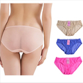2016 New Arrival Women Panties Transparent Briefs Open Crotch Underwear Women Sexy Lingerie LY9042