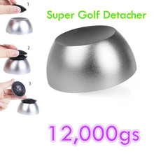 New Silver Intensity 12,000gs Golf Detacher Removal EAS Hard Tag Super Magnetic Anti-theft Lock Drop Shipping