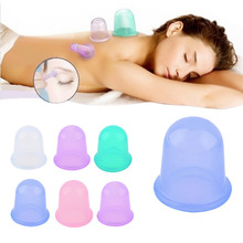 1 pcs silicone massage suction cups anti cellulite vacuum silicone massage cupping cups Health care